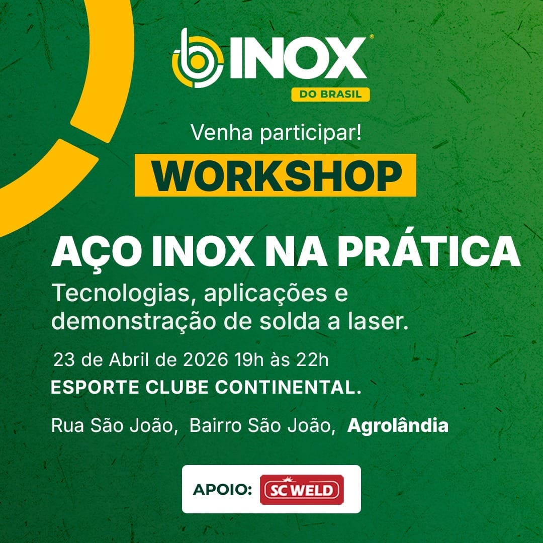Associada ABINOX promove workshop técnico sobre aço inox em Agrolândia